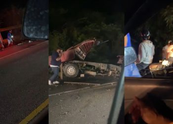 Exdirector de Junta Distrital El Salado muere junto a su hijo en accidente en la carretera Sánchez