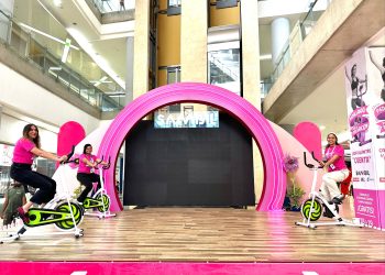"Pedaleando por la Prevención": Sambil Santo Domingo se une a la lucha contra el cáncer de mama