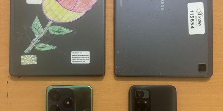 DICRIM apresa hombre por robo y recupera tablets y celulares en Villa Mella,SDN