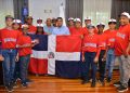 Ministro Kelvin Cruz entrega Bandera Nacional selección béisbol U12
