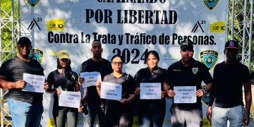 Policía Nacional participa en la Caminata por la Libertad