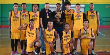 Club Rafael Barias, campeón del torneo de basket masculino U14 ABADINA 2024