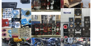 Policía recupera motocicletas y vehículos sustraídos, ocupa armas, sustancias narcóticas y bocinas por contaminación sónica en Villa Mella, SDN