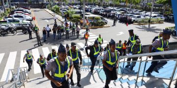 Policía Nacional realiza  4to Simulacro Nacional por Terremoto en su sede central