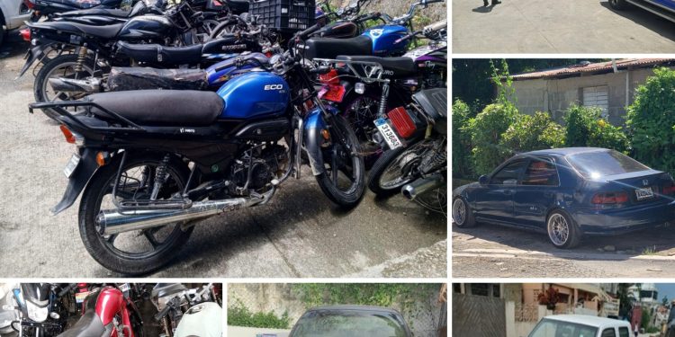 Policía Nacional recupera más de 100 vehículos en SDN