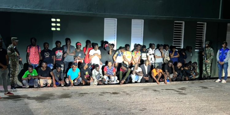Ejército detiene 34 haitianos indocumentados escondidos en bosque de Las Matas de Farfán