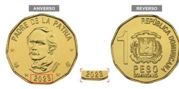 BCRD presenta nuevas monedas de RD$ 1:00 a partir del 1 de noviembre de 2024