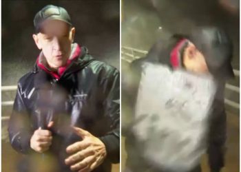 Objeto golpea un periodista  durante cobertura en vivo de huracán Milton