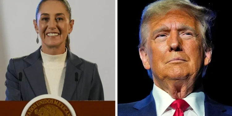 Trump dice que llegó a un acuerdo con Sheinbaum para cerrar la frontera