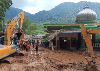 Al menos 16 muertos y siete desaparecidos por un corrimiento de tierra en Indonesia