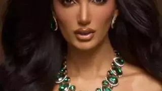 Celinee Santos de las candidatas favoritas para coronarse Miss Universo esta noche