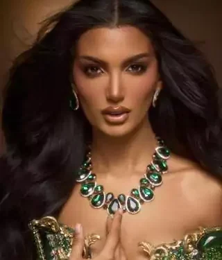 Celinee Santos de las candidatas favoritas para coronarse Miss Universo esta noche