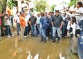 Ministro Paliza recorre zonas afectadas en Cabarete por lluvias