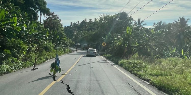 Obras Públicas determina origen de falla desplazamiento en carretera Samaná – Las Galeras
