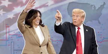 A un día de la elecciones en EEUU: Las encuestas siguen reñidas entre Harris y Trump