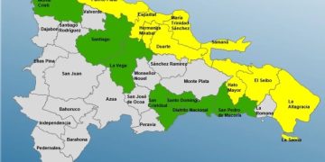COE mantiene 9 provincias en alerta amarilla por efectos de disturbio tropical