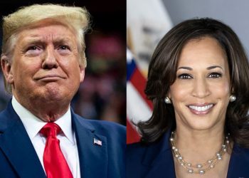 Trump promete que "no habrá violencia" mientras Harris aprovecha para hablar con votantes