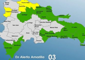 18 provincias y el DN bajo alerta por incidencia de vaguada