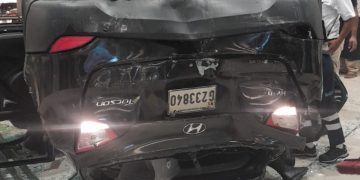 Sistema 911 coordina asistencia ante accidente de tránsito en establecimiento comercial del DN