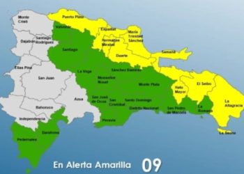 Continúan 23 demarcaciones y el DN bajo alerta por vaguada asociada a circulación de baja presión, según COE