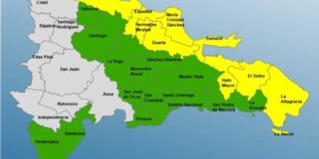 Continúan 23 demarcaciones y el DN bajo alerta por vaguada asociada a circulación de baja presión, según COE