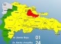 29 demarcaciones y el DN bajo alerta por influencia de vaguada y onda tropical