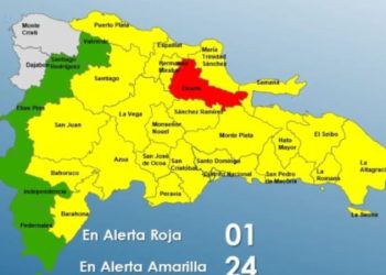 29 demarcaciones y el DN bajo alerta por influencia de vaguada y onda tropical