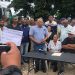 Representantes de asociaciones, junta de vecinos e iglesias se oponen al cierre de empresas mineras en el Pomier, San Cristóbal
