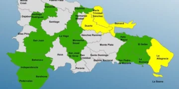 COE informa hay 19 provincias en alerta por incidencia de vaguada