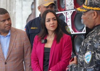 Interior y Policía entrega a Procuraduría Especializada bocinas incautadas