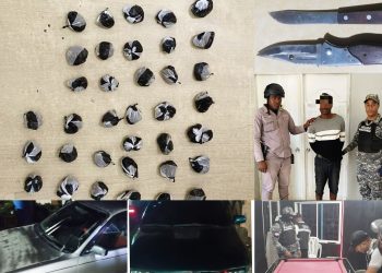 Policía ocupa narcóticos, armas blancas y vehículos robados en operativos en Monte Plata