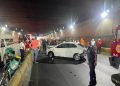 911 informa que fue controlada emergencia por fuga de gas tras accidente en el túnel 27 de Febrero