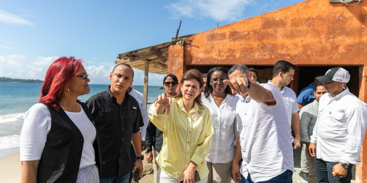 Raquel Peña dispone asistencia rápida e inmediata para los afectados por lluvias en Samaná