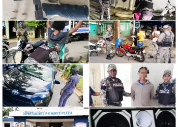 Policía realiza operativos simultáneos en Monte Plata