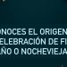 ¿Conoces el origen de la celebración de fin de año o noche vieja?