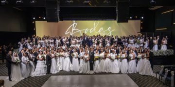 88 parejas contraen nupcias en Boda Colectiva celebrada por Ministerio Monte de Dios