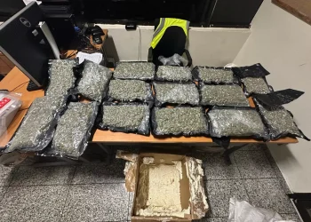 Autoridades confiscan en el AILA 15 paquetes de marihuana