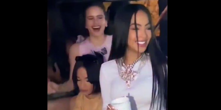 Rosalía se va de fiesta con Yailín La Más Viral en una discoteca del país