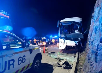 Al menos dos muertos y varios heridos graves en un accidente de un autobús español en el sur de Francia
