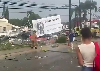 Cámara capta momento de explosión en Sosúa