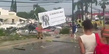 Cámara capta momento de explosión en Sosúa