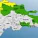 COE mantiene 4 provincias en alerta amarilla y aumenta 12 en verde