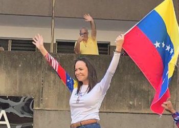 María Corina Machado: «Esto se acabó. ¡Venezuela será libre!».