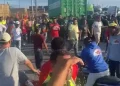 Choferes mantienen paro de labores en Puerto de Caucedo