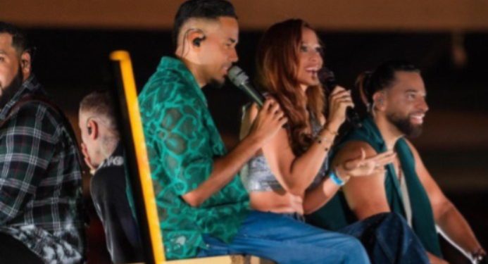 Modelo internacional dominicana Dorimi Pineda expresa satisfacción por cantar junto a Aventura