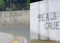 Nuevos grafitis impulsan movilización del 9 de enero en Venezuela