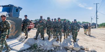 Comandante General del Ejército recorre diversas zonas de la frontera dominico-haitiana