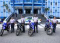 Policía Nacional entrega motocicletas a ganadores de rifa en la fiesta-concierto en el Coliseo Carlos Teo Cruz, DN