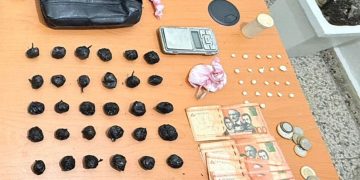 Policía Nacional desmantela punto de venta de drogas en La Vega