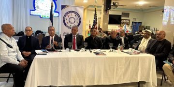 Kelvin Cruz y Jesús (Chú) Vásquez coordinan acciones con el liderazgo deportivo de Nueva York